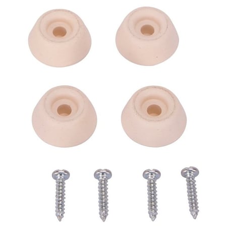 Bumper Screw Rubber 7/8In Wht